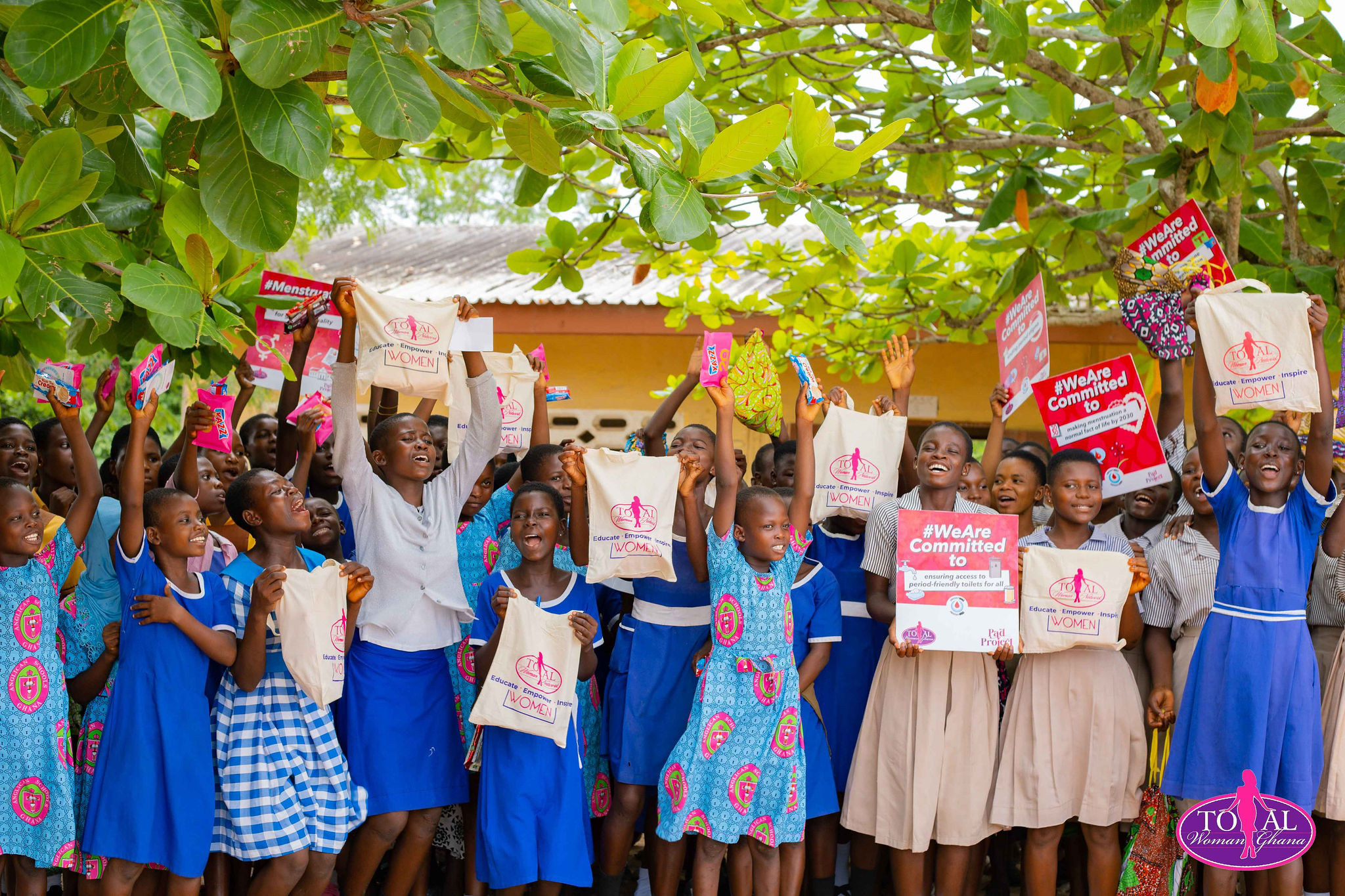 Total Woman Network Donates Free Sanitary Pads & Pad Banks To 16 Schools: Empowering Girls with Health, Dignity, and Knowledge